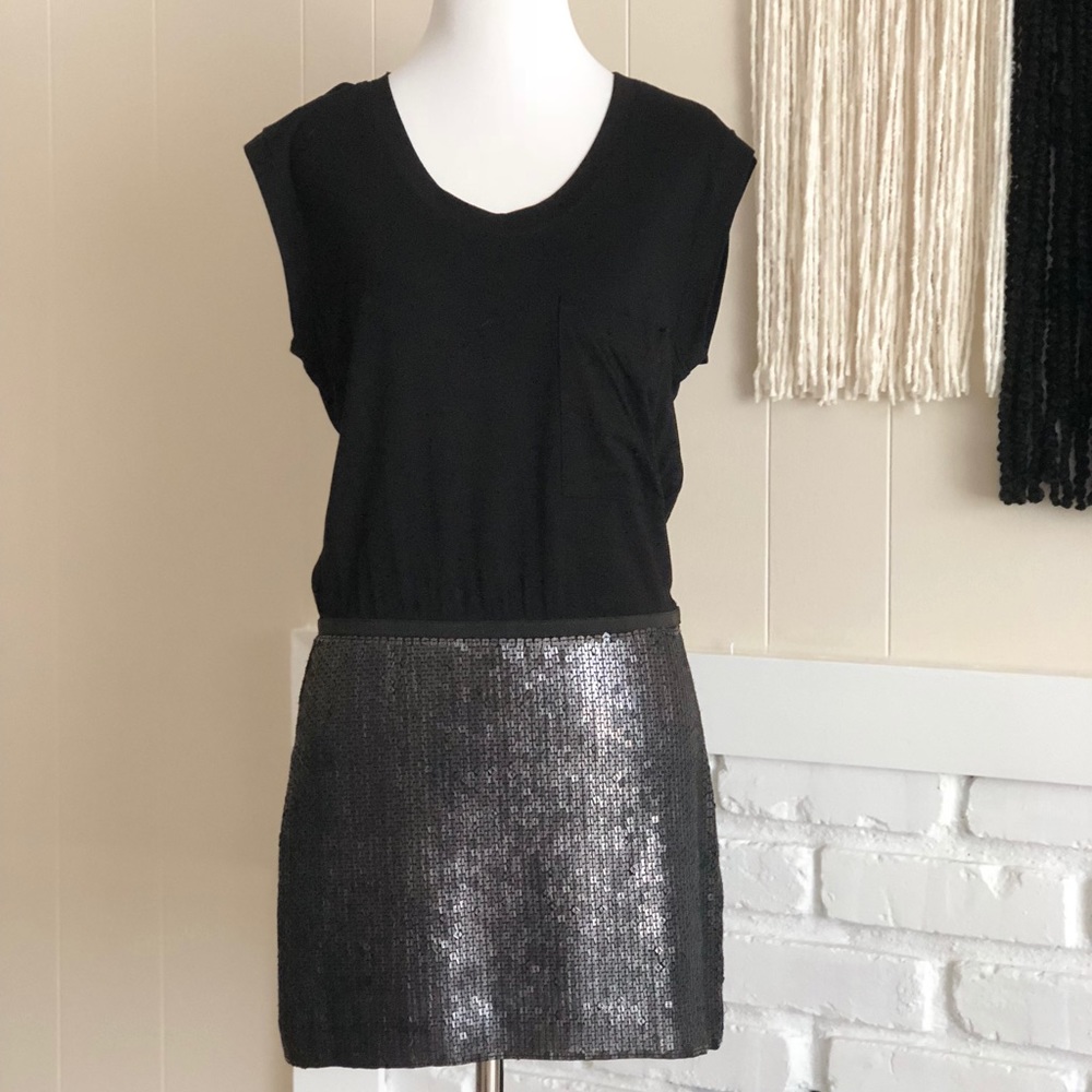 BCBG Sequin Skirt Dress